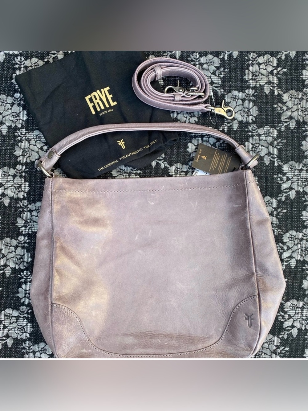 NWT Frye Melissa Hobo Amethyst Bag